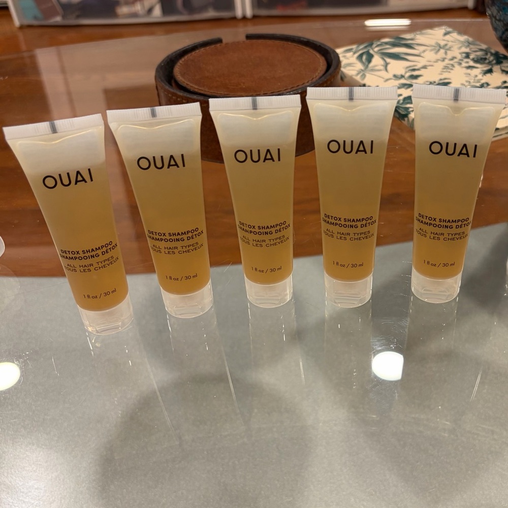 OUAI Detox Shampoo Set of 5 - 30mL - 5oz total!!
